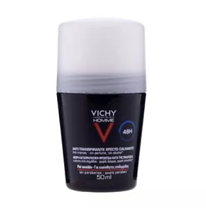 VICHY HOMME DEODORANT ANTI-TRANSPIRANT 48HOUR ROLL ON 50ML - Bild 1 von 2