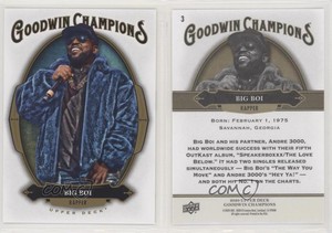 2020 Upper Deck Goodwin Champions Photo Variations Big Boi #3