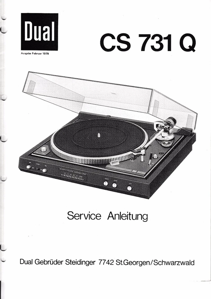 Service manual for Dual CS 731 Q - Image 1 of 1
