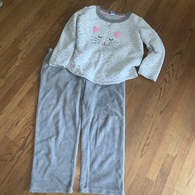 SECRET TREASURES Juego de Pijamas Salón Gris Rosa SLEEPING KITTY CAT Talla 2X 18W 20W Foto 1 de 4