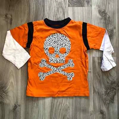 Okie Dokie Match Ups Kids 4T 可爱万圣节 T 恤 — 第 1/4 张图片