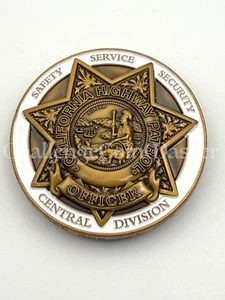 Moneda Desafío F70 CHP Patrulla de Carreteras de California División Central Policía Motores - Imagen 1 de 2