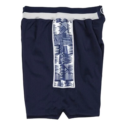 Mitchell & Ness Hoyas IVERSON Era Kente AUTÉNTICOS PANTALONES CORTOS AZULES VOULT UNIVERSITARIOS Foto 1 de 4