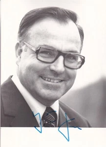 Helmut Kohl - Bundeskanzler - frühe Karte - original signiert - Picture 1 of 1