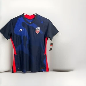 WMNS NIKE VAPOR KNIT TEAM USA SOCCER JERSEY SHIRT [CD8938-475] USWMNT SZ L - Picture 1 of 6