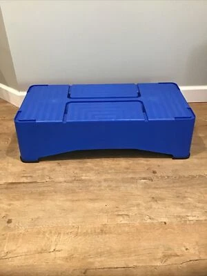 Paso aeróbico inferior azul The FIRM Transfirmer solo con los 4 pies de goma Foto 1 de 4