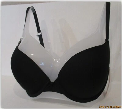 Sutiã Xhilaration camiseta preta acolchoada push up converter para racerback - Imagem 1 de 4