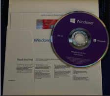 WlNDOWS Win 10 64 bit Install Dvd w/ Genuine License Product Key