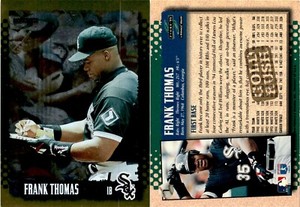 1995 Score Gold Rush FRANK THOMAS Baseball Card 1 Chicago White Sox