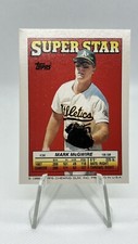1988 Topps Super Star Sticker Back Cards Mark McGwire George Brett ( 259) HOF