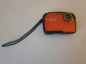 Praktica Dpix 5000WP Orange 5.1 MP Waterproof Digital Camera HD Camcorder - Picture 1 of 8