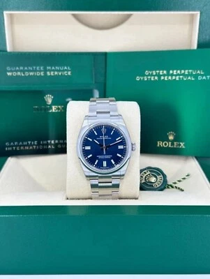 Rolex Oyster Perpetual 36mm Blue dial 126000-0003 Unworn Complete Tags/Stickers - Image 1 of 3