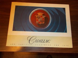 Cadillac Deluxe 1942 40 páginas catálogo de ventas / ¡casi como nuevo!! - Imagen 1 de 9