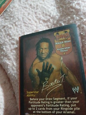 wwe raw deal ccg Booker T Foil promo superstar card - Image 1 of 3