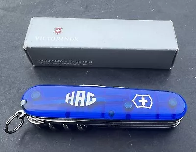 Victorinox Hag Polytrona Blue Swiss Army Knife - Nurnberg Toy Fair NIB - Image 1 of 4