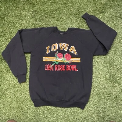 Suéter Iowa State L Años 80 90 Rose Bowl Fútbol Ciclones Pullover Cuello Redondo Foto 1 de 4