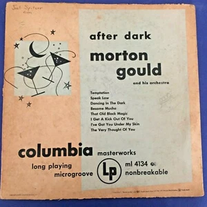 JAZZ LP -Morton Gould -AFTER DARK -COLUMBIA 1950 Original 12" RARE - Picture 1 of 4