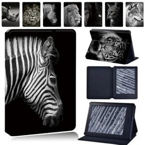 Animals Leather Stand Cover Case For Amazon Kindle 8/10/11th/Paperwhite12345+Pen - Picture 1 of 22
