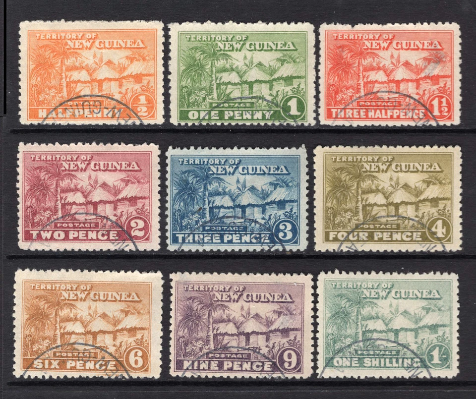 M16444 Nueva Guinea 1925-26 SG125/32 - 1925 Definitivos a 1/-. Foto 1 de 1