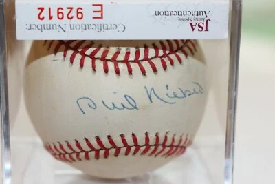  HOF Phil Niekro Auto Autographed JSA Authenticated MLB ONL Baseball  - Image 1 of 2