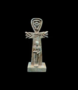 Gorgeous Egyptian ANKH (key of life) with Hathor goddess and god Ptah - Picture 1 of 4