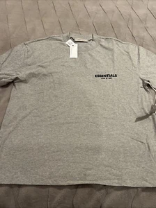 Fear of God Essentials Light Heather Grey Crew Neck T-Shirt Size MEDIUM - Bild 1 von 11