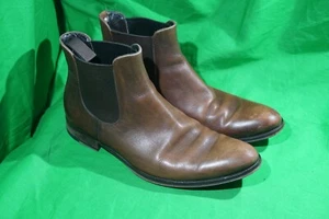 Botas To Boot New York Para Hombre 8.5 Adam Derrick Chelsea Cuero Marrón Oscuro Italiano - Imagen 1 de 9