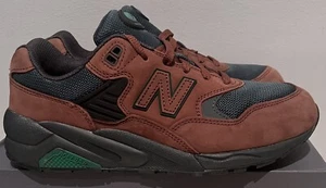 Authentic New Balance 580 Beef & Broccoli 9.5 mahogany green black sneakers - Picture 1 of 8