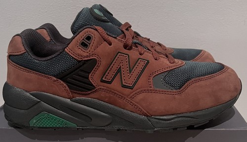 Autentiche scarpe da ginnastica New Balance 580 manzo e broccoli 9 5 verde mogano nere