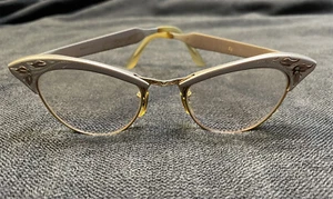 Gafas vintage plateadas para gato 1/10 12 K GF óptica americana - Imagen 1 de 12