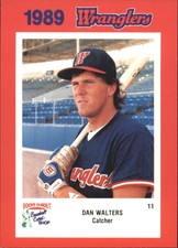 1989 Wichita Wranglers Rock #11 Dan Walters - NM-MT
