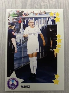 Marta 2021 Parkside NWSL Orlando Pride Soccer Card Brasile S34 Trading Card Stars - Foto 1 di 2