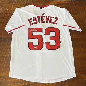 Carlos Estevez Signed Los Angeles Angels Jersey JSA Coa Autographed - Picture 1 of 6