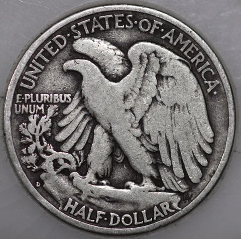 1936-D Walking Liberty Half Dollar Cover