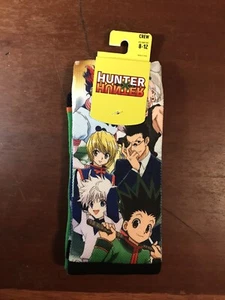 Calcetines Hunter X Hunter Group Collage Crew Nuevos en Paquete/W Etiquetas Bioworld 8-12 - Imagen 1 de 4