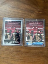 97-98 Chicago Bulls Topps Chrome (#51) & Stadium Club (#5) Team Of The ‘90’s