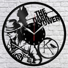 Dark Tower Vinyl Record Wall Clock Art Decor Original Gift 12'' 30cm 1949
