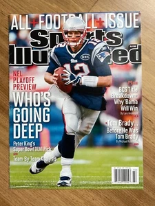 Sports Illustrated Cover 2012 Tom Brady NE Patriots Who's Going Deep Newsstand - Picture 1 of 3