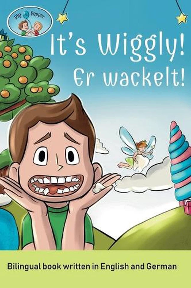 Pip and Pepper: It's Wiggly! / Er wackelt! A bilingual book written in English a - Image 1 of 1