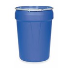 Eagle Mfg 1601Mb Open Head Transport Drum, Polyethylene, 30 Gal, Unlined, Blue