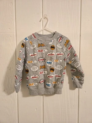 Sudadera 4T Batman Gris AOP Vacaciones Cuello Redondo Foto 1 de 4