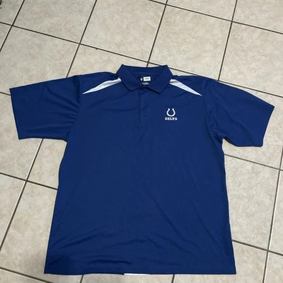 Ropa del equipo de la NFL Indianapolis Colts polo camisa de golf azul para hombre XL Foto 1 de 3