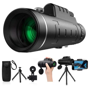40x60 HD Monocular Telescope FMC Lens Low Light Vision for Hunting Camping - Picture 1 of 8