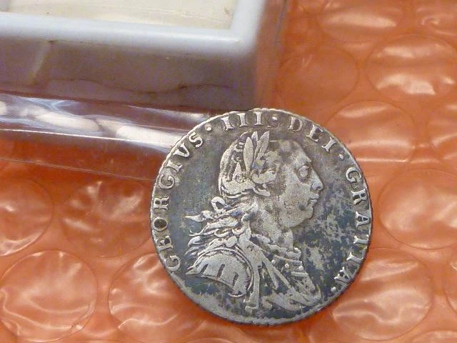 Original 1787 George III Colonial Times Silver Sixpence #VC - Image 1 of 3