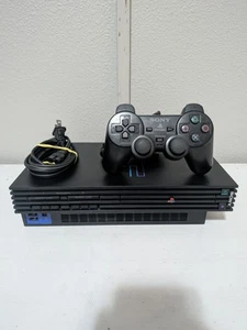 Sony PlayStation 2 PS2 Console w/ OEM Controller, Power Cord & Network Adapter - Picture 1 of 13
