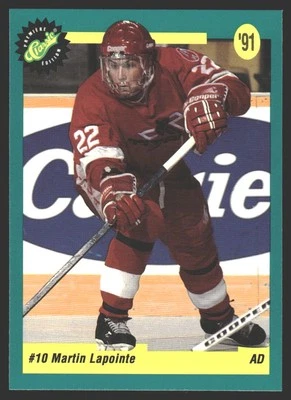 Martin Lapointe #9 1991 Classic Draft Picks French Laval Titan - Image 1 of 2