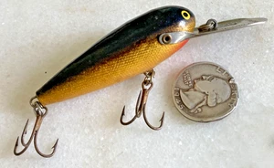 DE COLECCIÓN RAPALA METAL LABIO BUZO PROFUNDO 90-7 SEÑUELO DE PESCA BALSA CRANKBAIT LÁMINA DE ORO RARO - Imagen 1 de 9