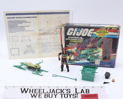 Figura de acción vehículo Hasbro Chameleon con Zartan 100 % completa con caja GI Joe 1984 Foto 1 de 4
