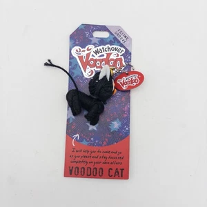 Watchover VOODOO DOLL Keychain, VOODOO CAT, Feline Groovy, 2.5" Tall - Picture 1 of 7