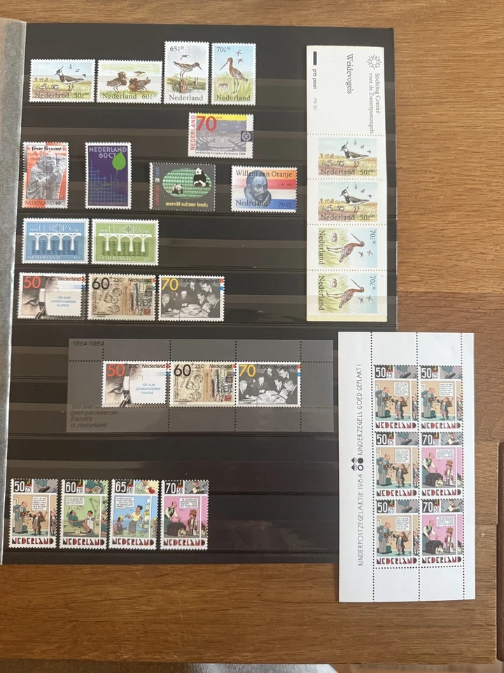 Complete Year Set Stamps Booklet Miniature Sheets Netherlands 🇳🇱 MNH 1984 - Image 1 of 1